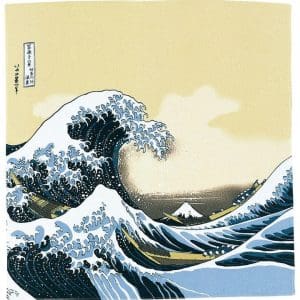 Grand Furoshiki Vague Kanagawa