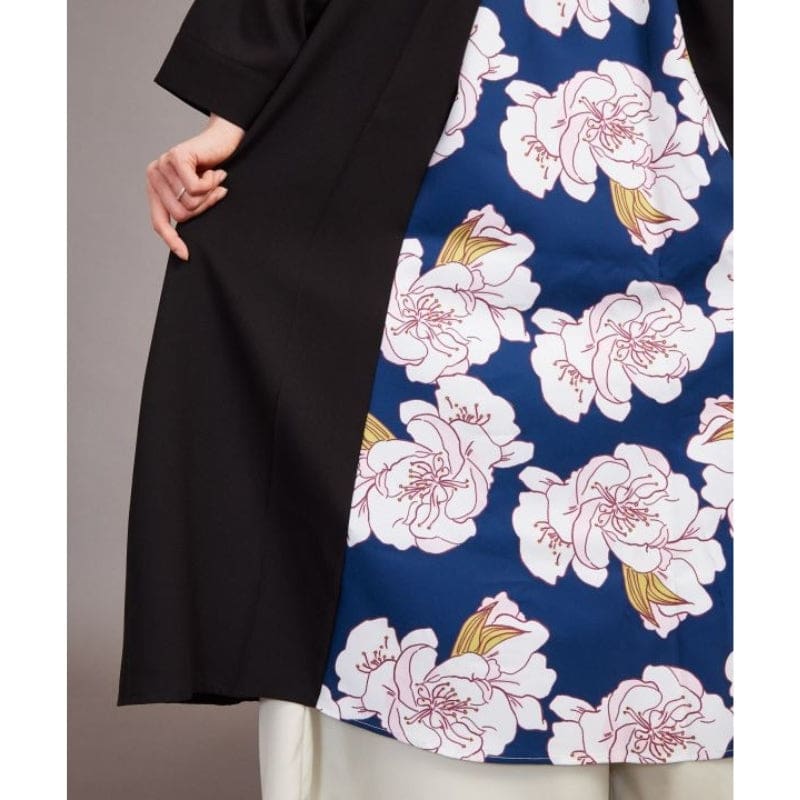 Robe Japonaise Moderne Noire – Image 9