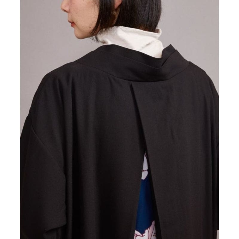 Robe Japonaise Moderne Noire – Image 8