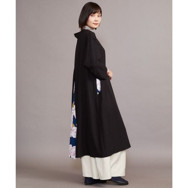 Robe Japonaise Moderne Noire – Image 3
