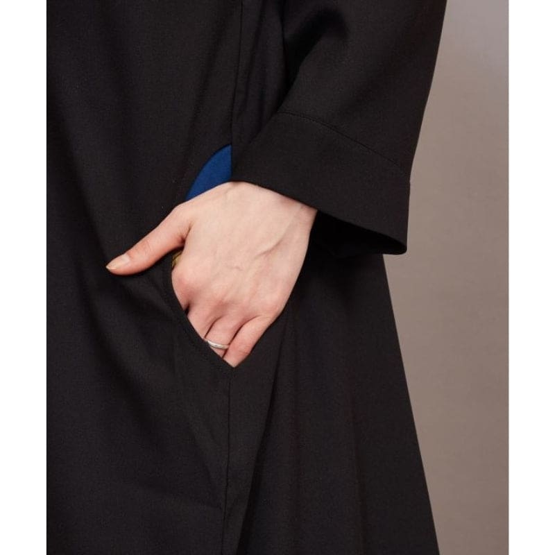 Robe Japonaise Moderne Noire – Image 6