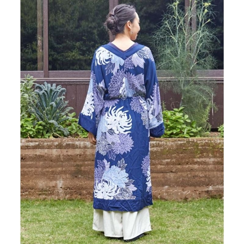 Robe Longue Motif Japonais – Image 3